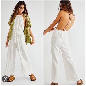 Free People Linen Jumpsuit